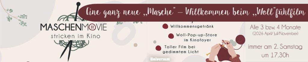 Aktuelles Programm 58 Maschenmovie strickenimKino2026